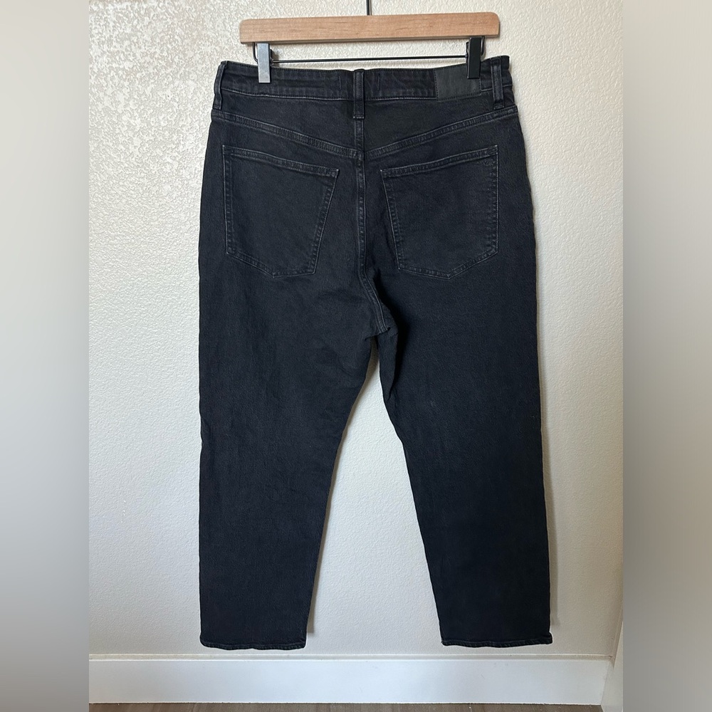 Madewell Black Straight-Leg Jeans - Picture 7 of 12